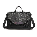 LUCKYBAT Borsa per laptop Airbag Borsa a tracolla anti-caduta, S 13.3-16 Inch, L 16 Inch