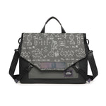 LUCKYBAT Borsa per laptop Airbag Borsa a tracolla anti-caduta, S 13.3-16 Inch, L 16 Inch