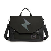 LUCKYBAT Borsa per laptop Airbag Borsa a tracolla anti-caduta, S 13.3-16 Inch, L 16 Inch