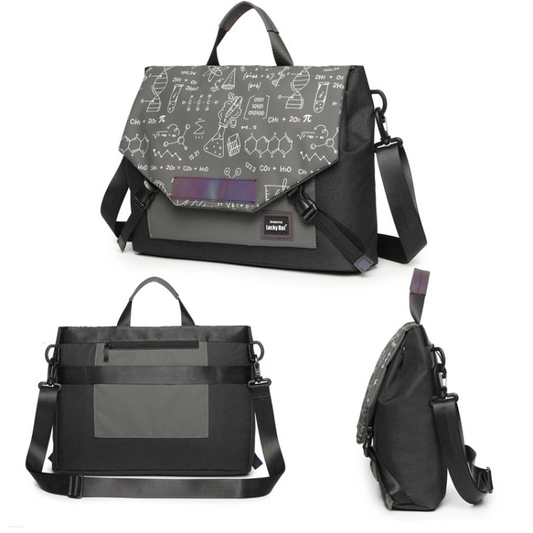 LUCKYBAT Borsa per laptop Airbag Borsa a tracolla anti-caduta, S 13.3-16 Inch, L 16 Inch