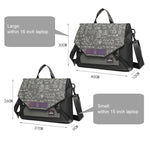 LUCKYBAT Borsa per laptop Airbag Borsa a tracolla anti-caduta, S 13.3-16 Inch, L 16 Inch