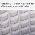 LUCKYBAT Borsa per laptop Airbag Borsa a tracolla anti-caduta, S 13.3-16 Inch, L 16 Inch