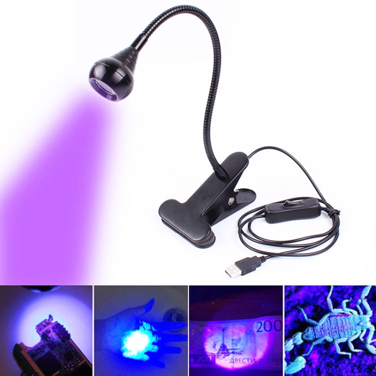 UV Adhesive Curing Lamp for Cell Phone LED UV Flashlight, With Clip