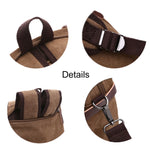 Borsa per computer con valigetta da lavoro a tre funzioni in tela casual, Black Large, Coffee Large, Khaki Large, Dark Blue Large, Gray Large, Black Small, Coffee Small, Khaki Small, Dark Blue Small, Gray Small
