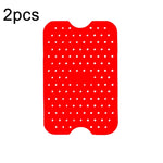 Per friggitrici ad aria NINJA DZ201 DZ401 2 pezzi fodera rettangolare in silicone