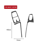 Adesivi per alzacristalli elettrici per portiere di tipo A, per Mercedes-Benz Smart con guida a sinistra, anni 2011-2015 (4 pezzi/set)., Left-Hand Drive