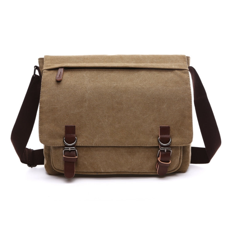 Versatile borsa a tracolla in tela Borsa per computer aziendale, Khaki Large, Dark Blue Large, Coffee Large, Black Large, Khaki Medium, Dark Blue Medium, Coffee Medium, Gray Large, Gray Medium, Green Large, Green Medium