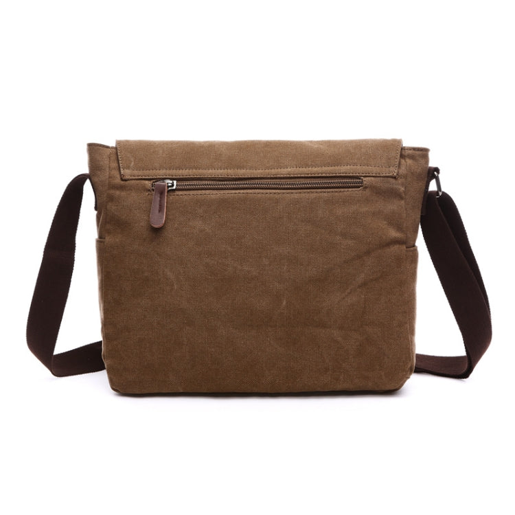 Versatile borsa a tracolla in tela Borsa per computer aziendale, Khaki Large, Dark Blue Large, Coffee Large, Black Large, Khaki Medium, Dark Blue Medium, Coffee Medium, Gray Large, Gray Medium, Green Large, Green Medium