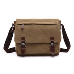 Versatile borsa a tracolla in tela Borsa per computer aziendale, Khaki Large, Dark Blue Large, Coffee Large, Black Large, Khaki Medium, Dark Blue Medium, Coffee Medium, Gray Large, Gray Medium, Green Large, Green Medium