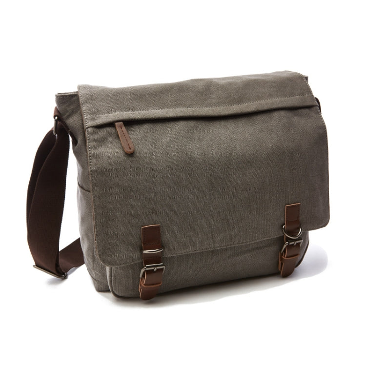 Versatile borsa a tracolla in tela Borsa per computer aziendale, Khaki Large, Dark Blue Large, Coffee Large, Black Large, Khaki Medium, Dark Blue Medium, Coffee Medium, Gray Large, Gray Medium, Green Large, Green Medium