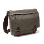 Versatile borsa a tracolla in tela Borsa per computer aziendale, Khaki Large, Dark Blue Large, Coffee Large, Black Large, Khaki Medium, Dark Blue Medium, Coffee Medium, Gray Large, Gray Medium, Green Large, Green Medium