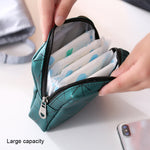 XH8214 Borsa per la conservazione di assorbenti igienici portatile Borsa per monete impermeabile di grande capacità, XH8214 Plant Green, XH8214 Black, XH8214 Fluorescence, XH8214 Sky Blue, XH8214 Cherry Pink, XH8214 Apricot