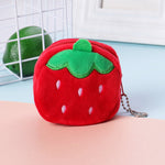 Portamonete chiave tridimensionale in peluche per bambini 2 pezzi, Panda, Shy Rabbit, Strawberry Rabbit, Shy Bear, Yellow Duckling, Chick, Black Rabbit, Red Strawberry, Red Cat Eagle, Blue Panda, Ladybug, Frog