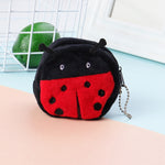 Portamonete chiave tridimensionale in peluche per bambini 2 pezzi, Panda, Shy Rabbit, Strawberry Rabbit, Shy Bear, Yellow Duckling, Chick, Black Rabbit, Red Strawberry, Red Cat Eagle, Blue Panda, Ladybug, Frog