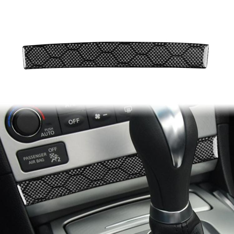 Per Infiniti G37/G25/Q60 pannello CD inferiore striscia decorativa adesiva