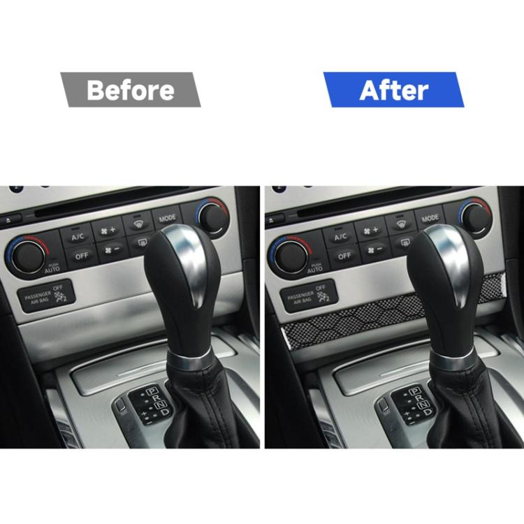 Per Infiniti G37/G25/Q60 pannello CD inferiore striscia decorativa adesiva