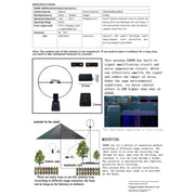 Antenna radio onde corte GA800 10KHz-159MHz HF