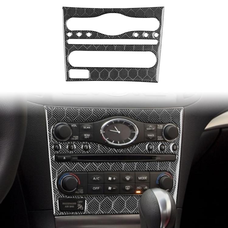 Per Infiniti G35/G37/G25/Q60 Console CD AC Switch Panel B Adesivo modello