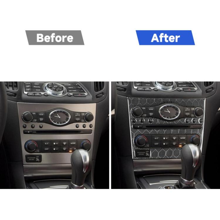 Per Infiniti G35/G37/G25/Q60 Console CD AC Switch Panel B Adesivo modello