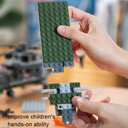 CAYI Blocchi di Costruzione del Modello di Elicottero Giocattoli di Blocchi di Costruzione di Puzzle di Piccole Particelle, 22011, 22040, 2254, 2237