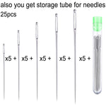 Set di strumenti per ago da cucito per ricamo in acciaio inossidabile da 10 pezzi, Needle Set