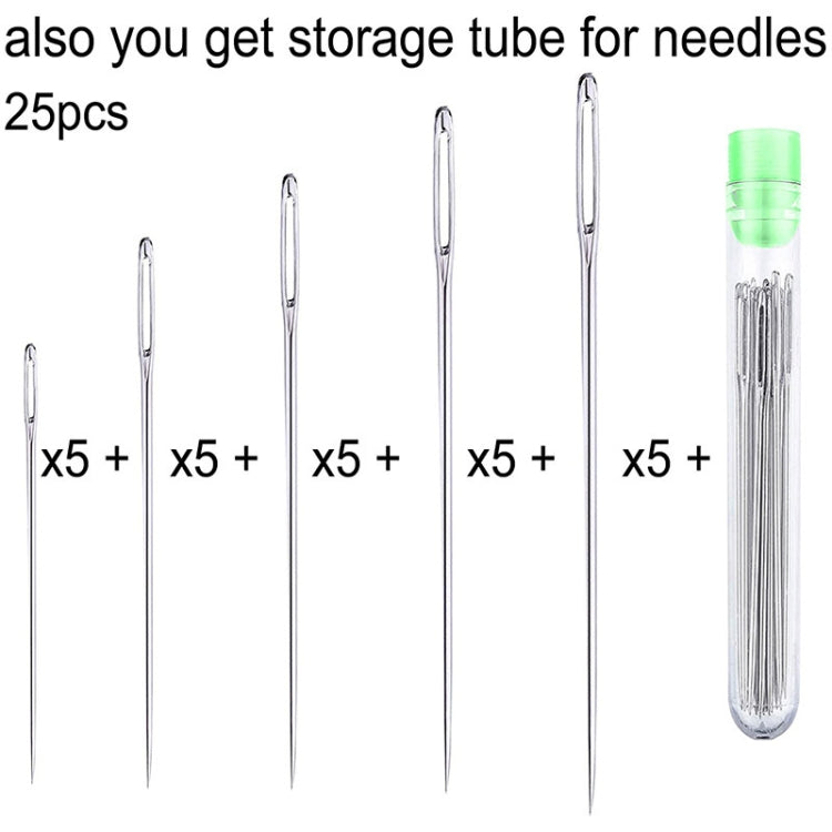 Set di strumenti per ago da cucito per ricamo in acciaio inossidabile da 10 pezzi, Needle Set