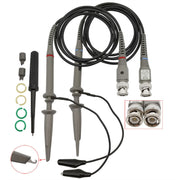 2pcs P6100 Oscilloscope Probe DC-100MHz BNC Connectors Clip Probe, P6100