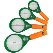 Lente d'ingrandimento bifocale portatile da lettura per anziani da 3 pezzi Lente d'ingrandimento HD, 3pcs(50mm), 3pcs(60mm), 3pcs(75mm), 3pcs(90mm)
