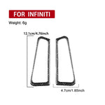 Per Infiniti G35/G37/G25/Q60 2 pezzi/set adesivo universale per presa d'aria antiappannamento per guida a sinistra e a destra