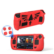 Per Steam Deck V V4-1 Custodia protettiva antiscivolo in silicone per console tascabili con funzione di supporto, V4-1Black), V4-1(Red), V4-1(Green), V4-1(Blue)