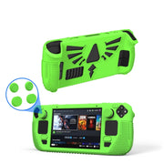 Per Steam Deck V V4-1 Custodia protettiva antiscivolo in silicone per console tascabili con funzione di supporto, V4-1Black), V4-1(Red), V4-1(Green), V4-1(Blue)