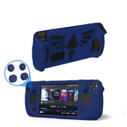 Per Steam Deck V V4-1 Custodia protettiva antiscivolo in silicone per console tascabili con funzione di supporto, V4-1Black), V4-1(Red), V4-1(Green), V4-1(Blue)