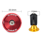 Spina per manubrio di espansione per bicicletta in lega di alluminio da 2 paia, 16-21mm Red, 16-21mm Green, 16-21mm Blue, 16-21mm Black, 16-21mm Titanium Color, 16-21mm Gold