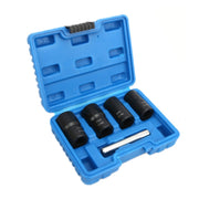 Set di chiavi a bussola per rimozione antiscivolo con dado danneggiato per pneumatici per auto, 4 In 1 Wrench Set