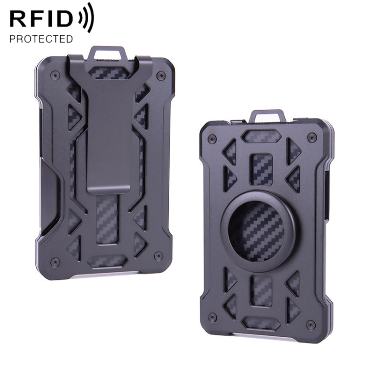 Portafoglio RFID in metallo compatibile con AirTag
