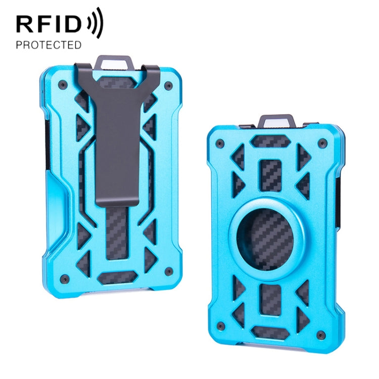 Portafoglio RFID in metallo compatibile con AirTag