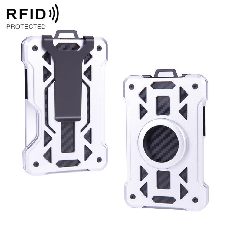Portafoglio RFID in metallo compatibile con AirTag