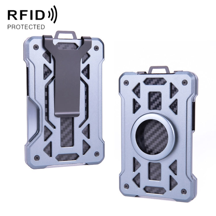 Portafoglio RFID in metallo compatibile con AirTag