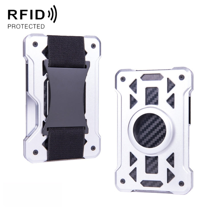 Portafoglio RFID in metallo compatibile con AirTag