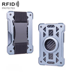 Portafoglio RFID in metallo compatibile con AirTag