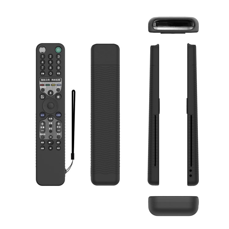 Custodia protettiva in silicone anticaduta per telecomando per Sony RMF-TX600C/P/U/E 500U/E, For Sony RMF-TX600C/P/U/E 500U/E(Luminous Blue), For Sony RMF-TX600C/P/U/E 500U/E(Luminous Green), For Sony RMF-TX600C/P/U/E 500U/E(Black)