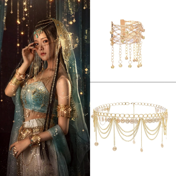 Ritratti di gioielli Accessori per spettacoli di danza, specifiche:, Bracelet Golden, Bracelet Silver, Bracelet Red, Waist Chain A, Waist Chain B, Waist Chain C, Waist Chain D, Waist Chain E, Waist Chain F, Waist Chain G, Waist Chain H, Waist Chain I  ...