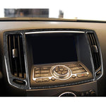 Per Infiniti G35/G37/G25/Q60 2 pezzi/set adesivo universale per presa d'aria centrale per guida a sinistra e a destra
