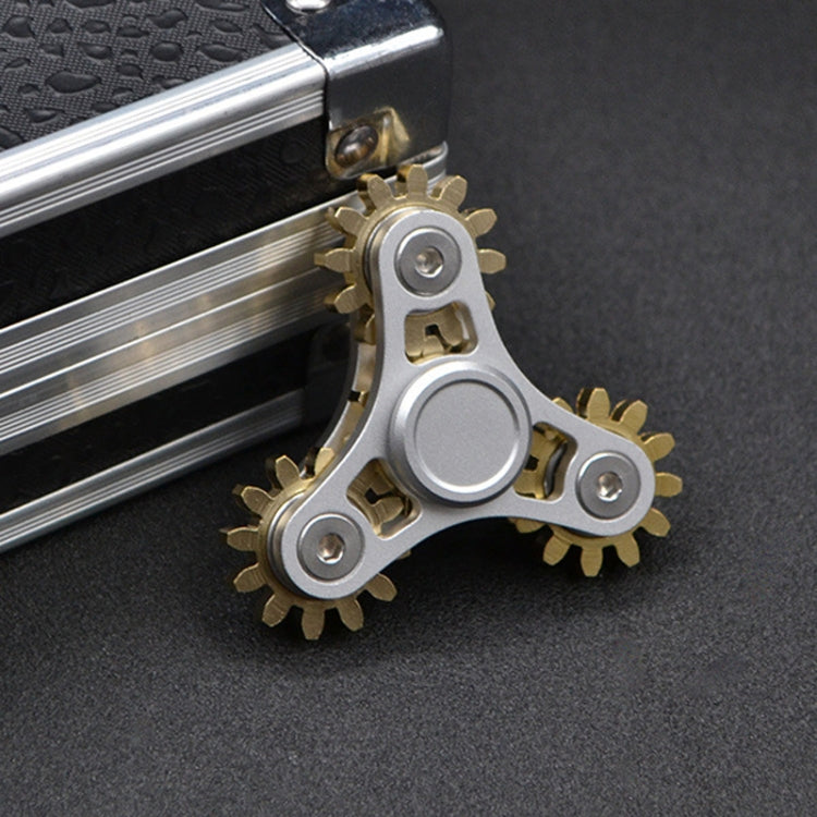 Linkage Fidget Spinner Giocattolo di decompressione, Four Gear(Silver), Four Gear(Black), Four Gear Upgraded Version(Black), Four Gear Upgraded Version(Silver), Four Gear Upgraded Version Ink(Blue)