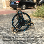 Linkage Fidget Spinner Giocattolo di decompressione, Four Gear(Silver), Four Gear(Black), Four Gear Upgraded Version(Black), Four Gear Upgraded Version(Silver), Four Gear Upgraded Version Ink(Blue)