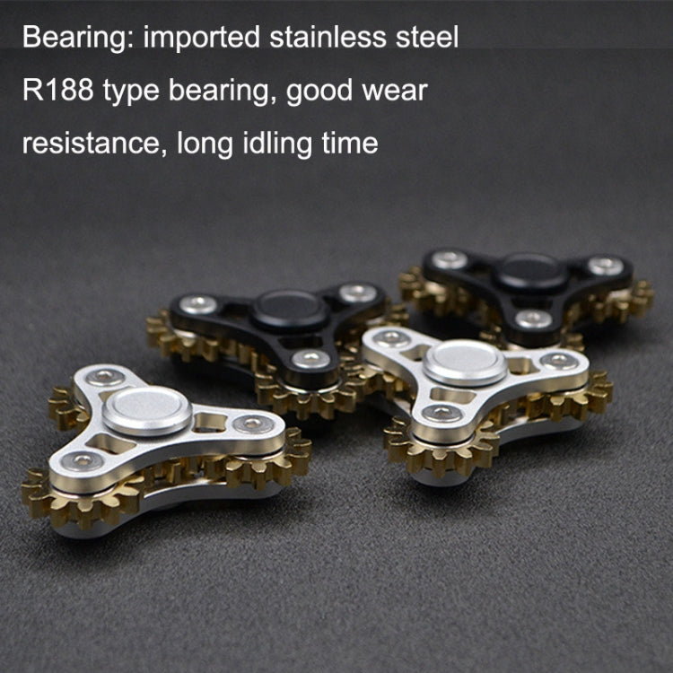 Linkage Fidget Spinner Giocattolo di decompressione, Four Gear(Silver), Four Gear(Black), Four Gear Upgraded Version(Black), Four Gear Upgraded Version(Silver), Four Gear Upgraded Version Ink(Blue)