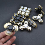 Linkage Fidget Spinner Giocattolo di decompressione, Four Gear(Silver), Four Gear(Black), Four Gear Upgraded Version(Black), Four Gear Upgraded Version(Silver), Four Gear Upgraded Version Ink(Blue)