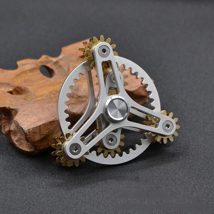 Linkage Fidget Spinner Giocattolo di decompressione, Four Gear(Silver), Four Gear(Black), Four Gear Upgraded Version(Black), Four Gear Upgraded Version(Silver), Four Gear Upgraded Version Ink(Blue)