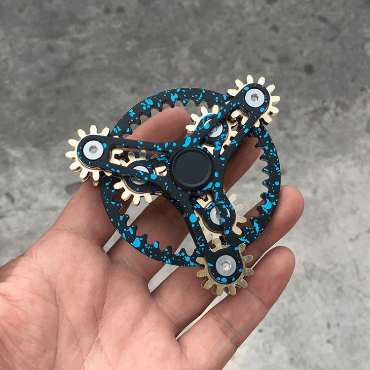 Linkage Fidget Spinner Giocattolo di decompressione, Four Gear(Silver), Four Gear(Black), Four Gear Upgraded Version(Black), Four Gear Upgraded Version(Silver), Four Gear Upgraded Version Ink(Blue)