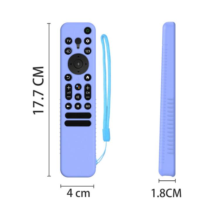 Custodia protettiva anti-caduta in silicone per telecomando vocale Y56 per Sony RMF-TX800U/C/P/T/900U, For Sony RMF-TX800U/C/P/T/900U(Blue), For Sony RMF-TX800U/C/P/T/900U(Red), For Sony RMF-TX800U/C/P/T/900U(Luminous Blue)                             ...